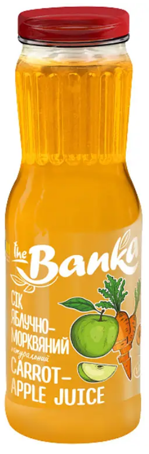 Сік яблучно-морквяний ТМ "The Banka" 250мл